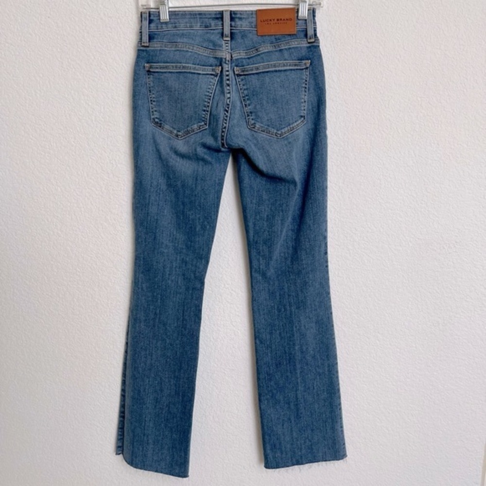 Lucky Brand Lolita Low Rise Boot Raw Hem 0/25 - Picture 2 of 13